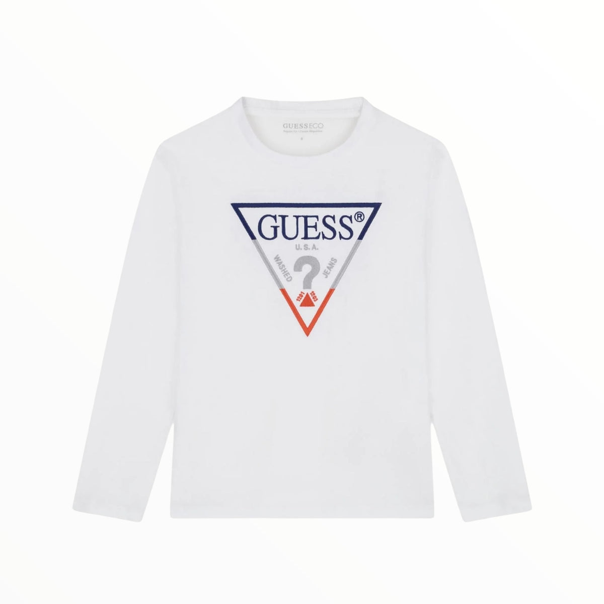 T-Shirt Guess triangolo ricamato