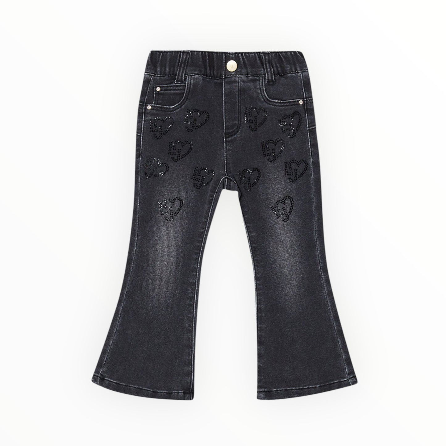 Jeans Liu Jo con cuori e strass