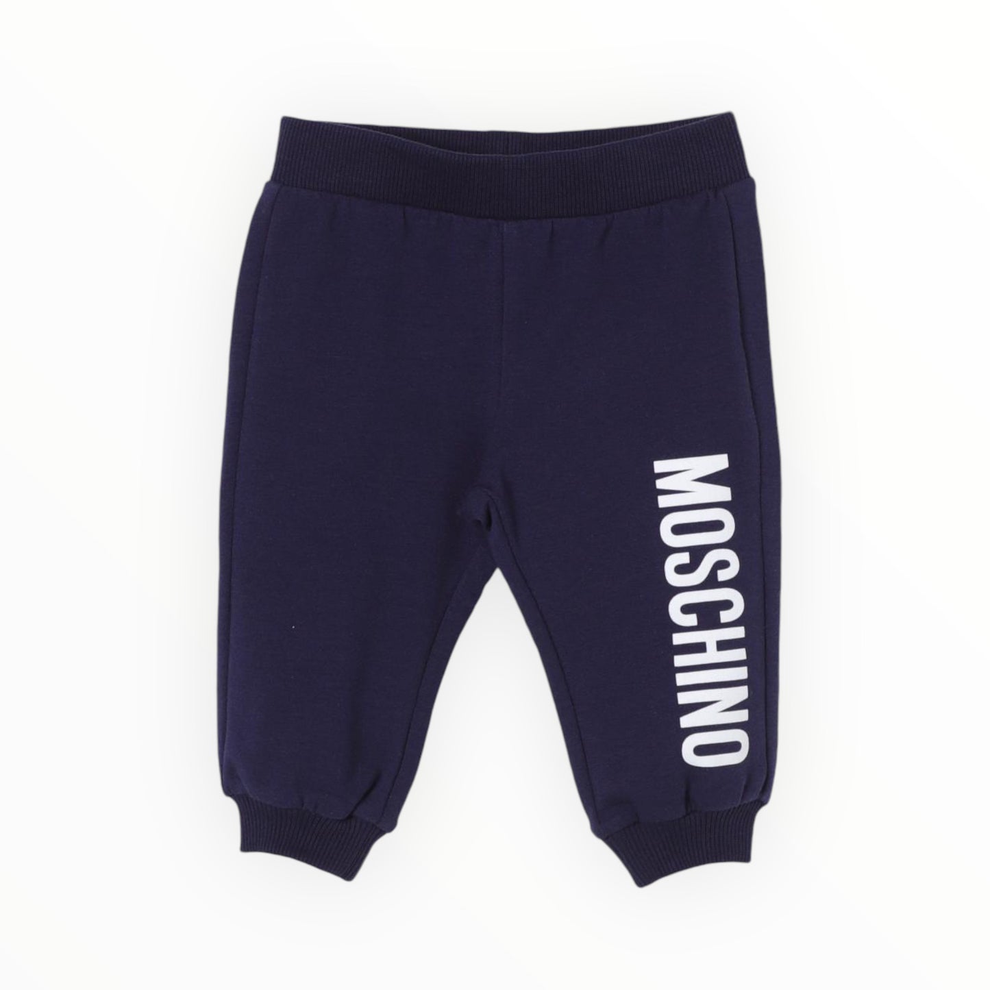 Pantalone in felpa Blu Logo Moschino