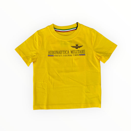 T-shirt logo ricamato Aeronautica Militare