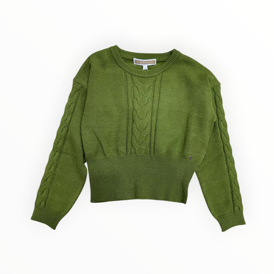 Maglione crop verde Kocca