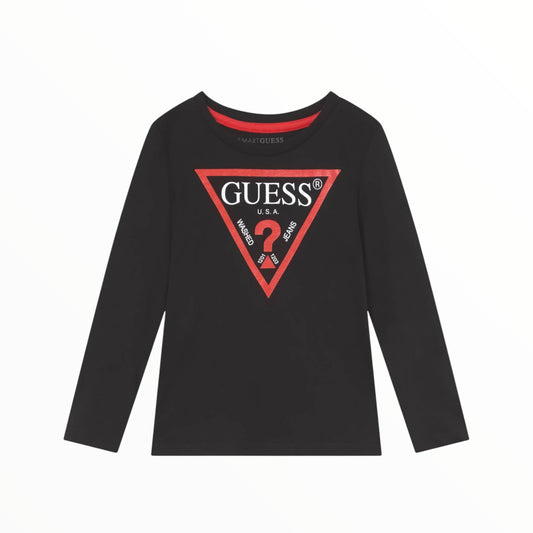 T-Shirt Guess basic nera
