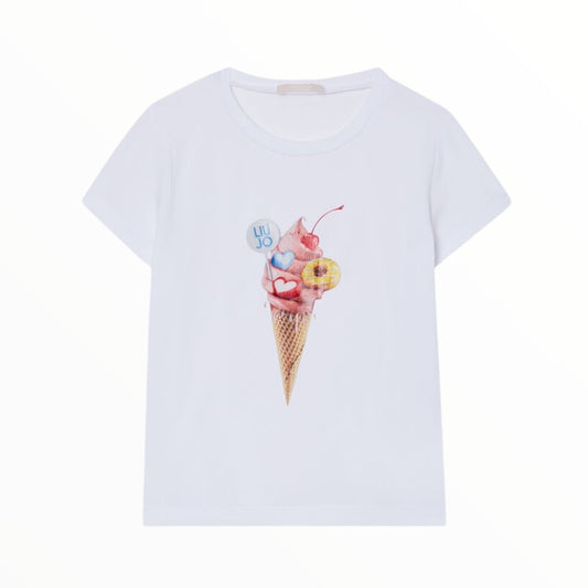 T-Shirt cono gelato Liu Jo