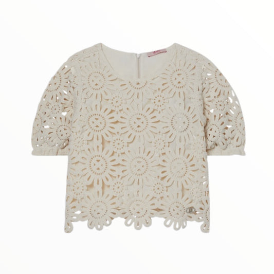 T-Shirt in macramè Liu Jo