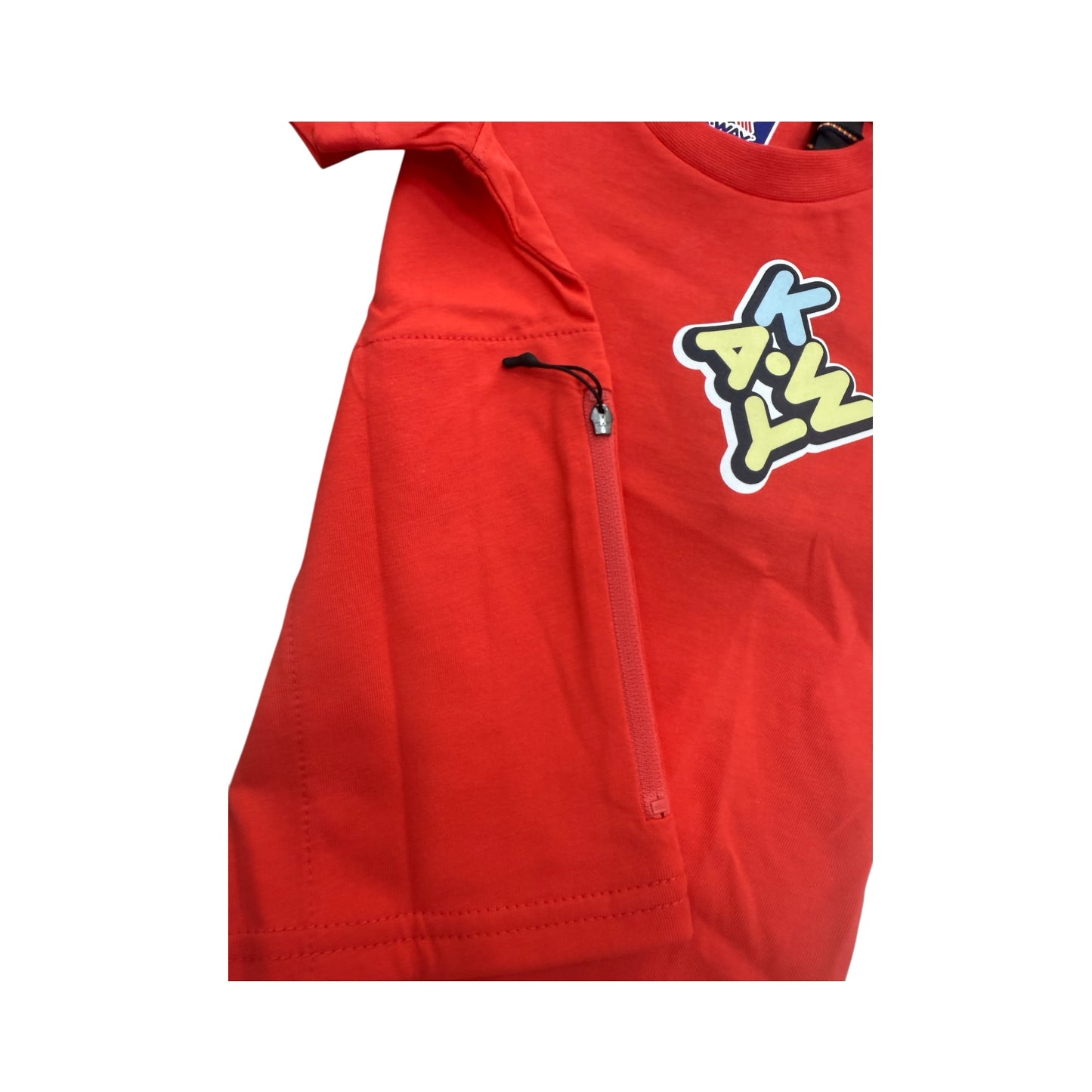 T-Shirt K-Way con tasca e zip