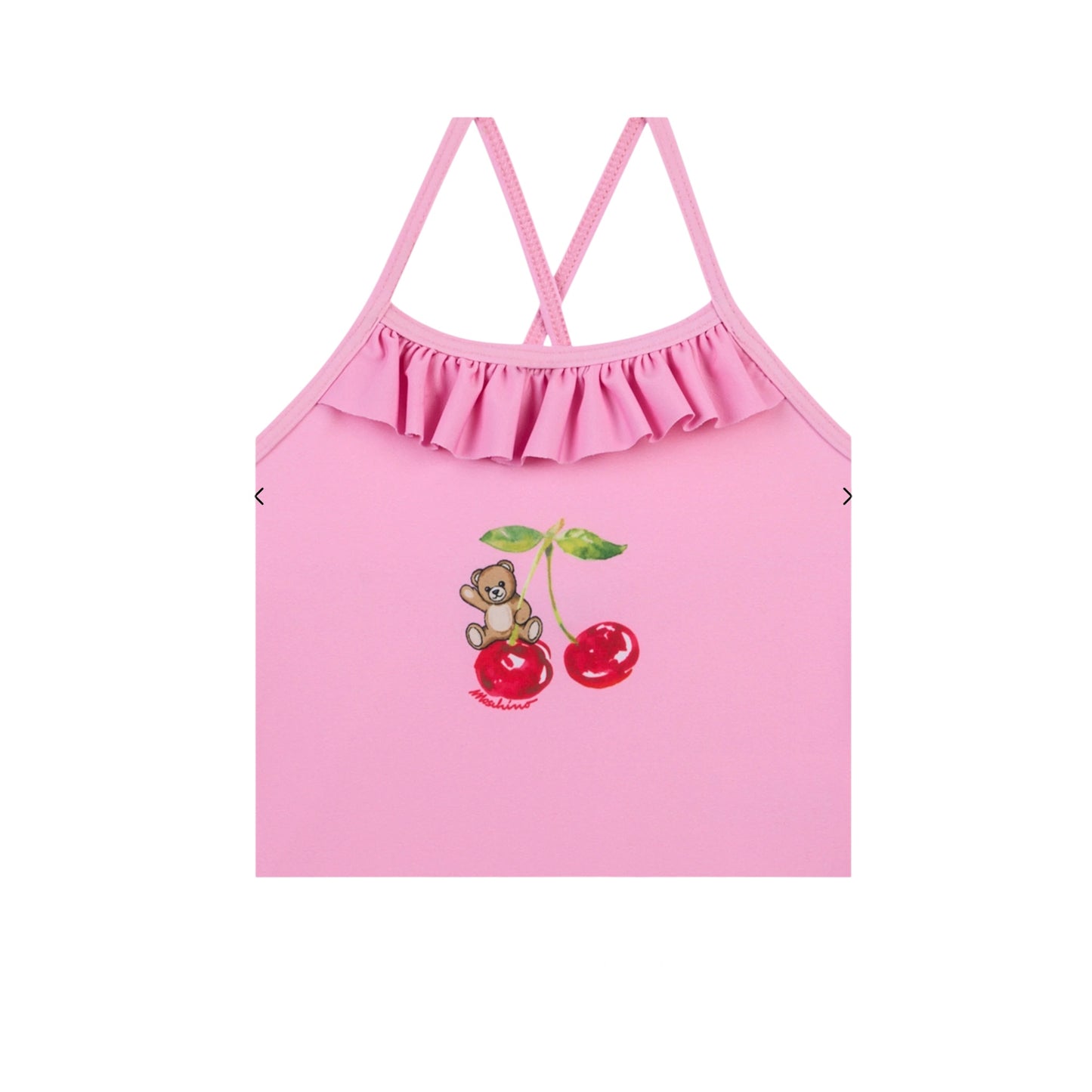 Costume Moschino con ciliegie