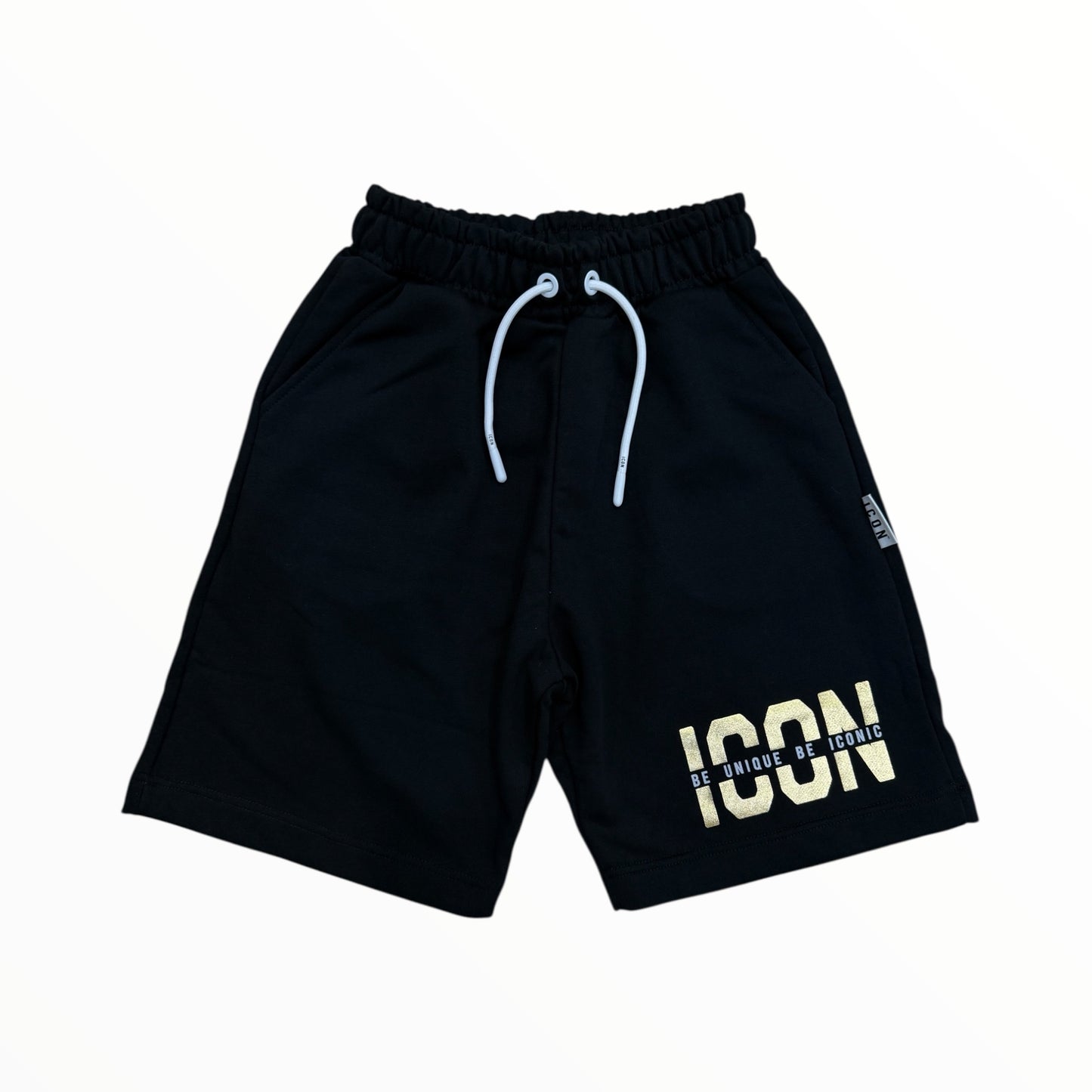 Pantaloncino Icon logo oro