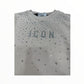 Felpa Icon con strass ragazza