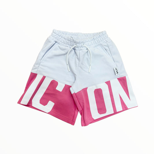 Pantaloncino Icon band rosa ragazza