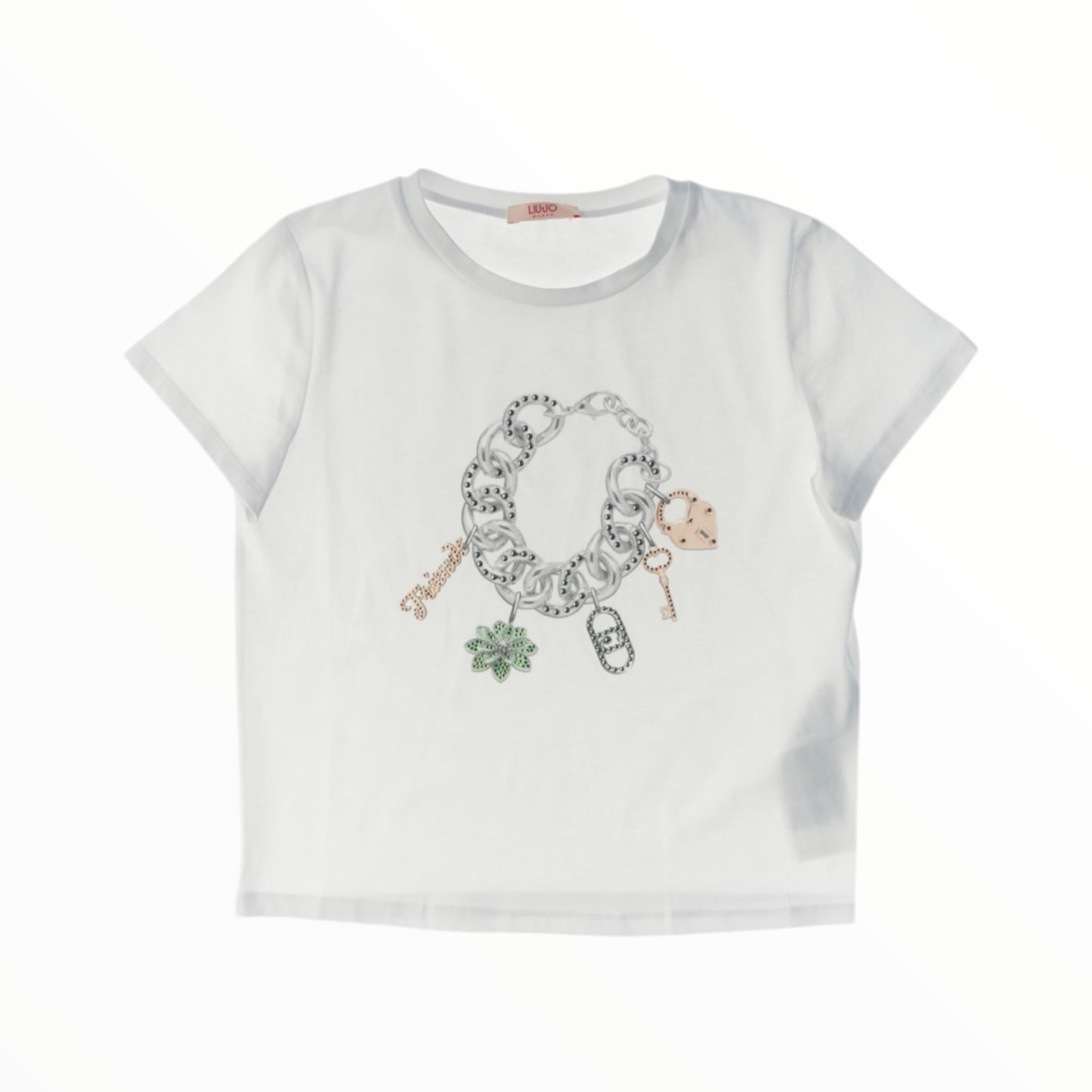 T-Shirt Liu Jo con ciondoli portafortuna