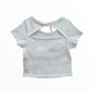 T-Shirt crop a costine Liu Jo