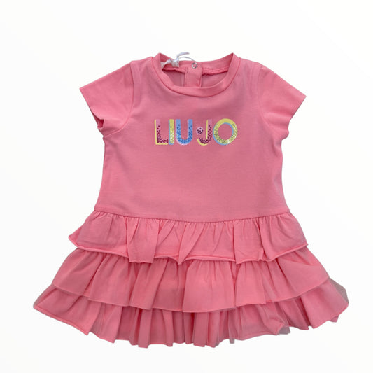 Abito rosa geranio Liu Jo neonata