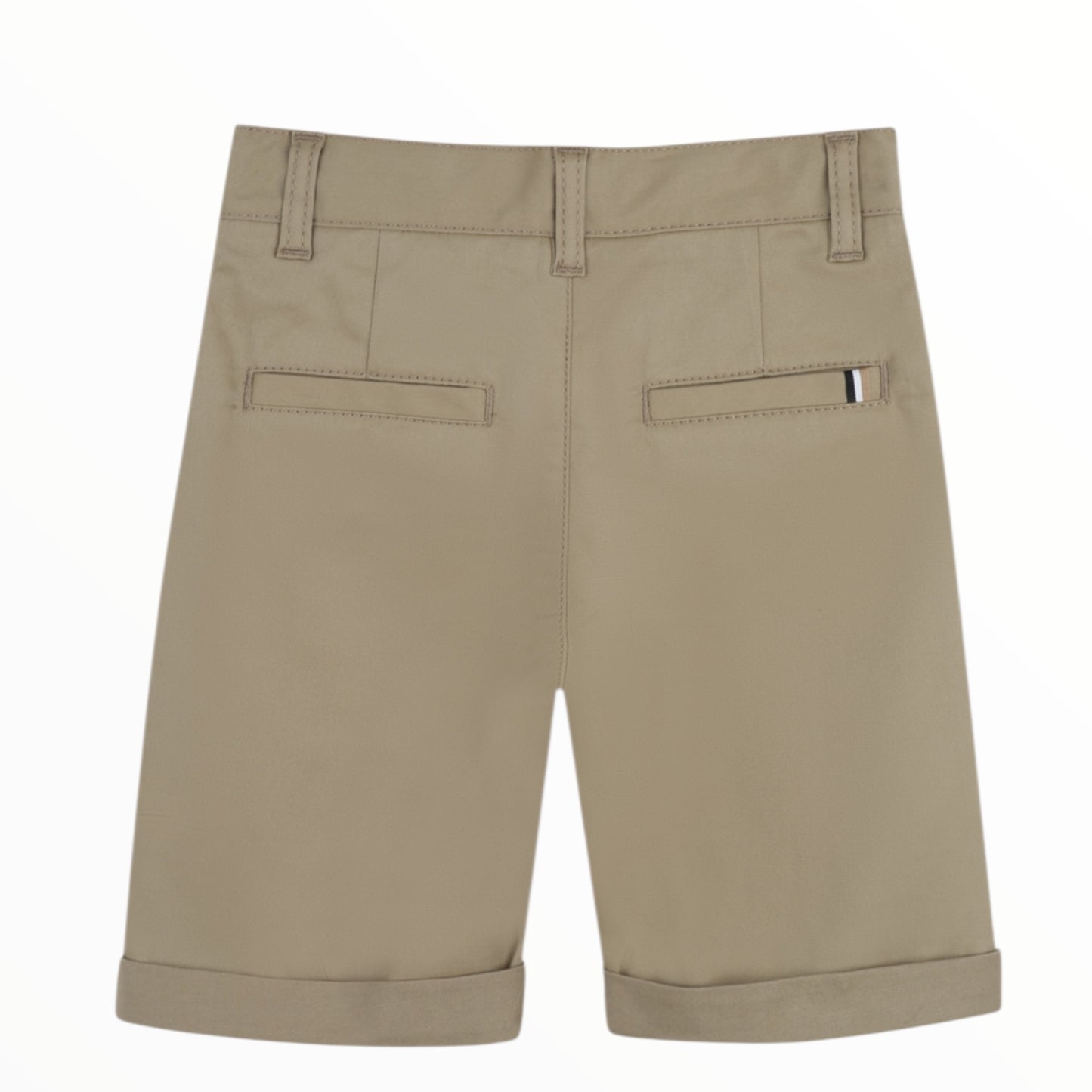 Pantaloncino Boss con risvolto