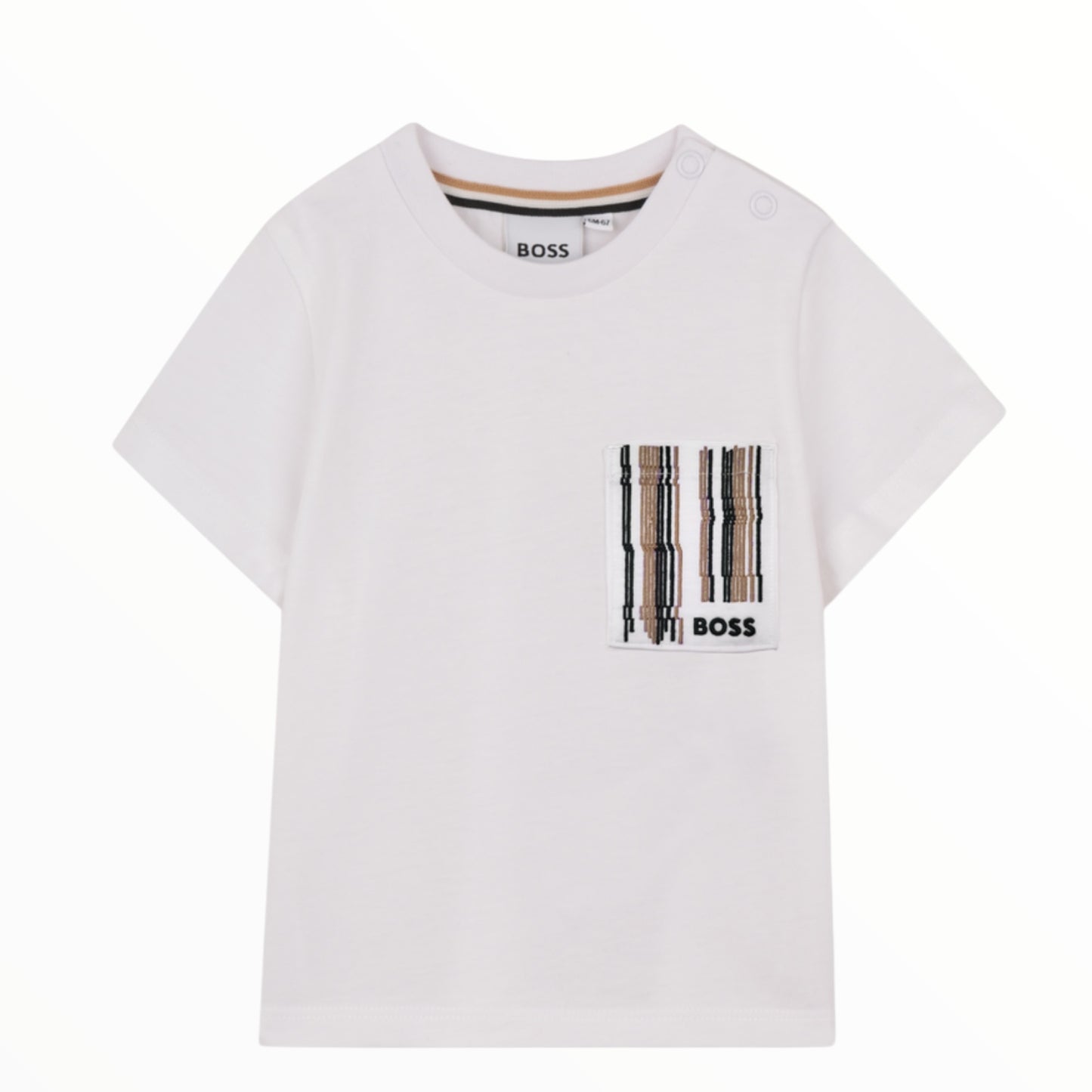 T-Shirt con taschino Boss