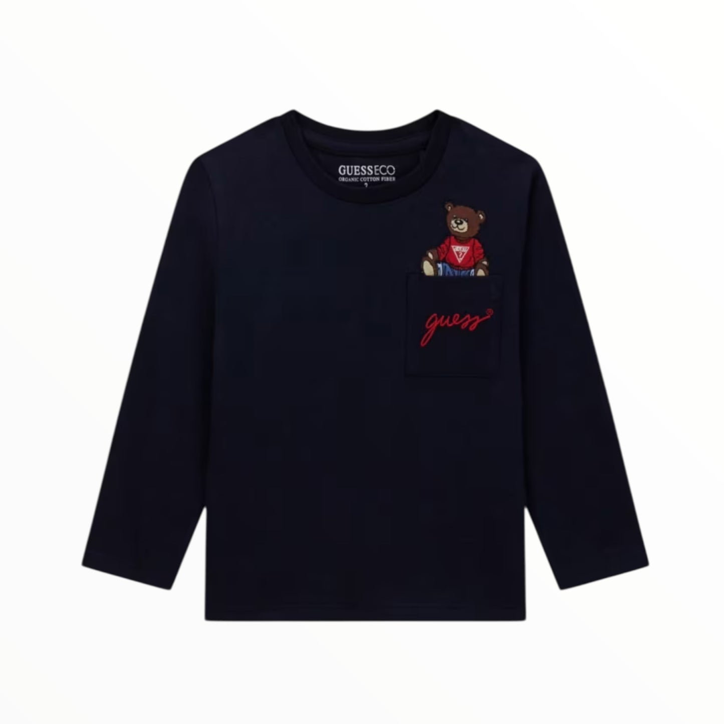 T-Shirt manica lunga Guess blu