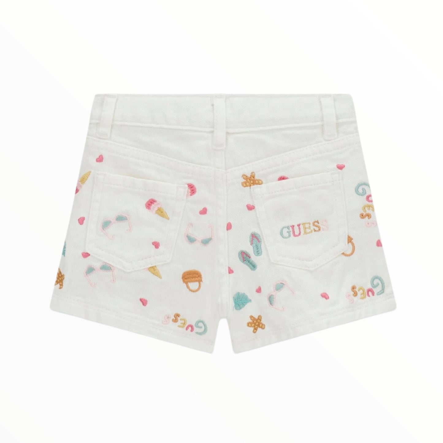 Pantaloncino ricamato Guess