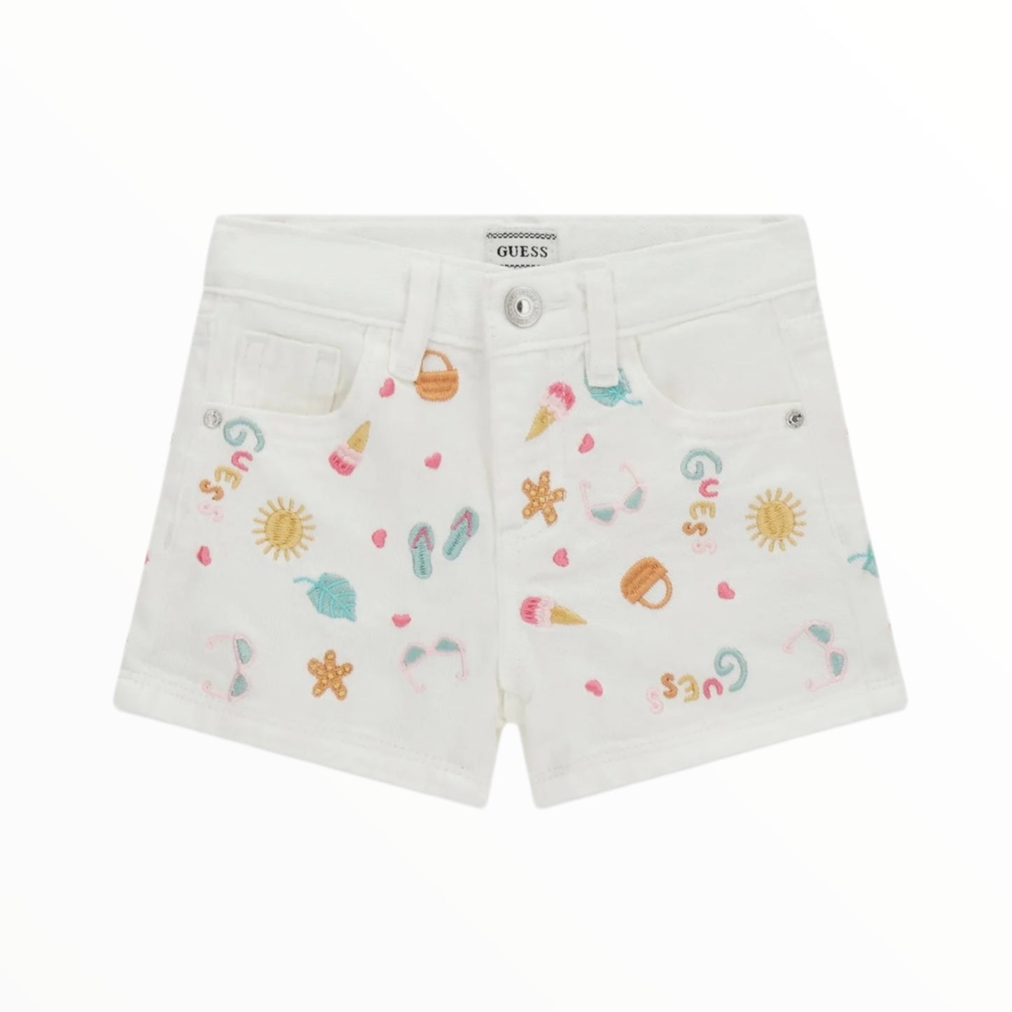 Pantaloncino ricamato Guess