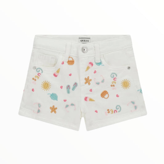 Pantaloncino ricamato Guess