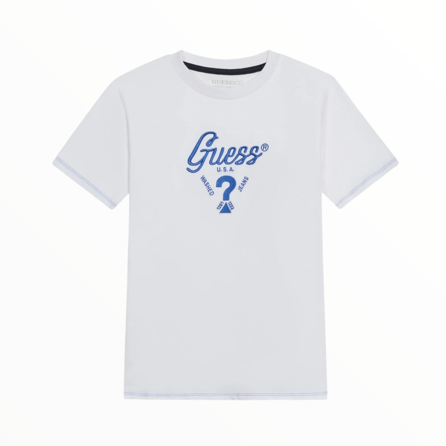 T-Shirt Guess logo ricamato