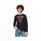 T-Shirt blu manica lunga Guess