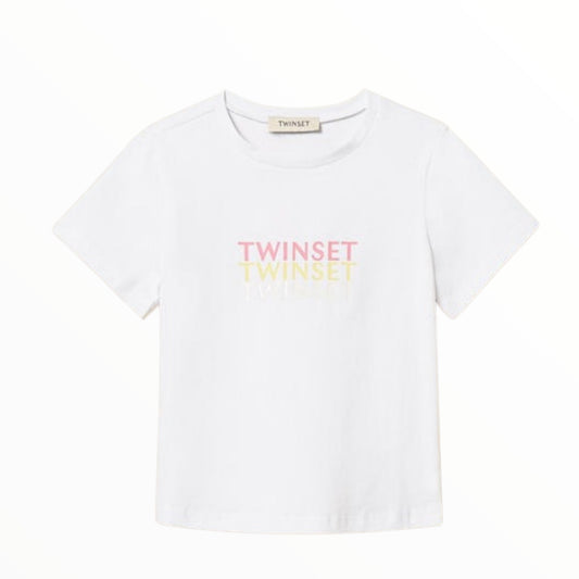 T-Shirt triplo logo Twinset