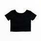 T-Shirt crop Gaelle con strass