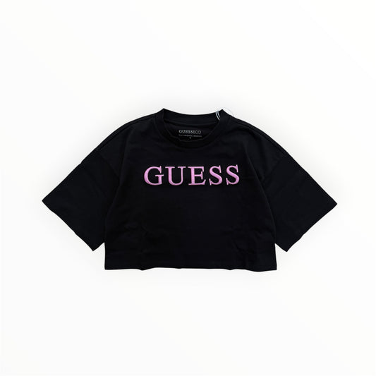 T-Shirt con logo Guess ricamato