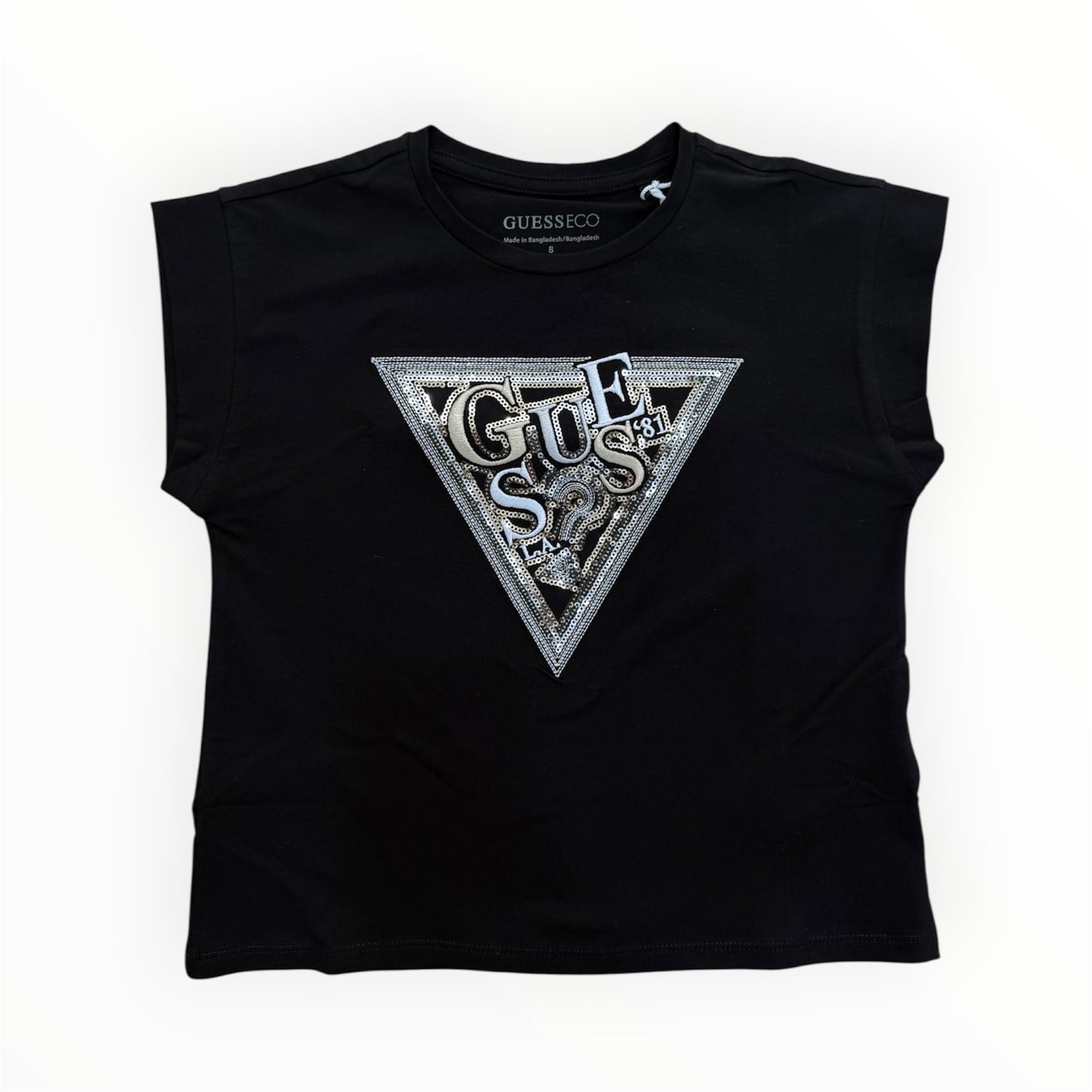 T-Shirt con paillettes Guess