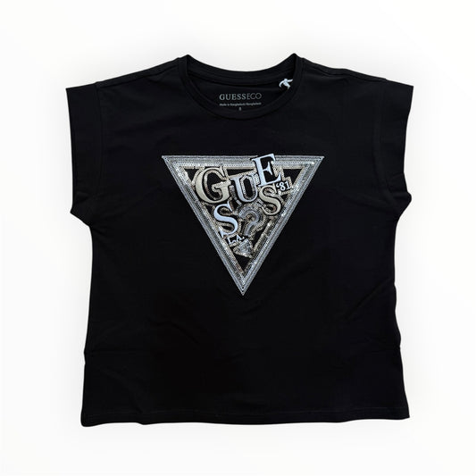 T-Shirt con paillettes Guess