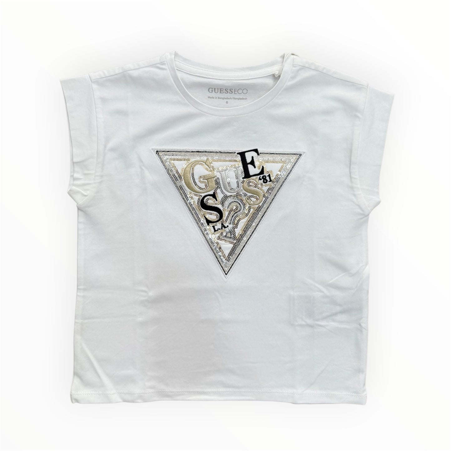 T-Shirt con paillettes Guess