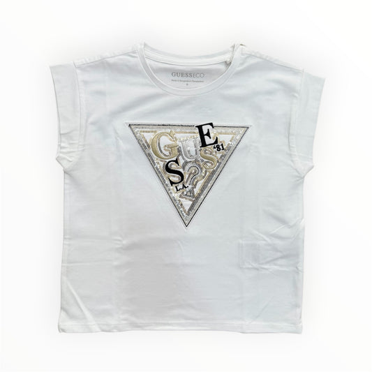 T-Shirt con paillettes Guess