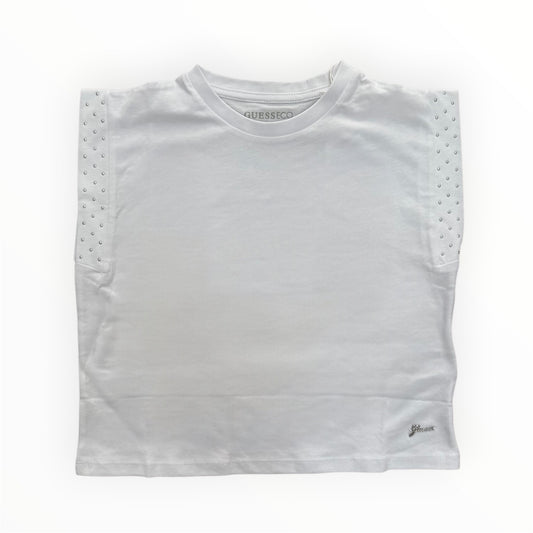 T-Shirt Guess con borchie su spalla