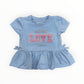 T-Shirt Guess love floreale