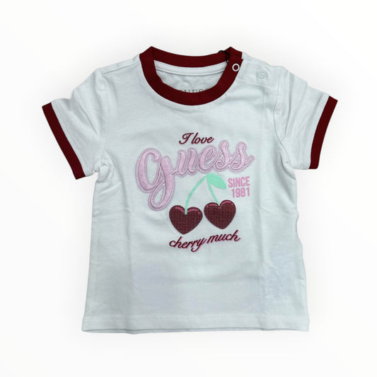 T-Shirt con ciliegie Guess