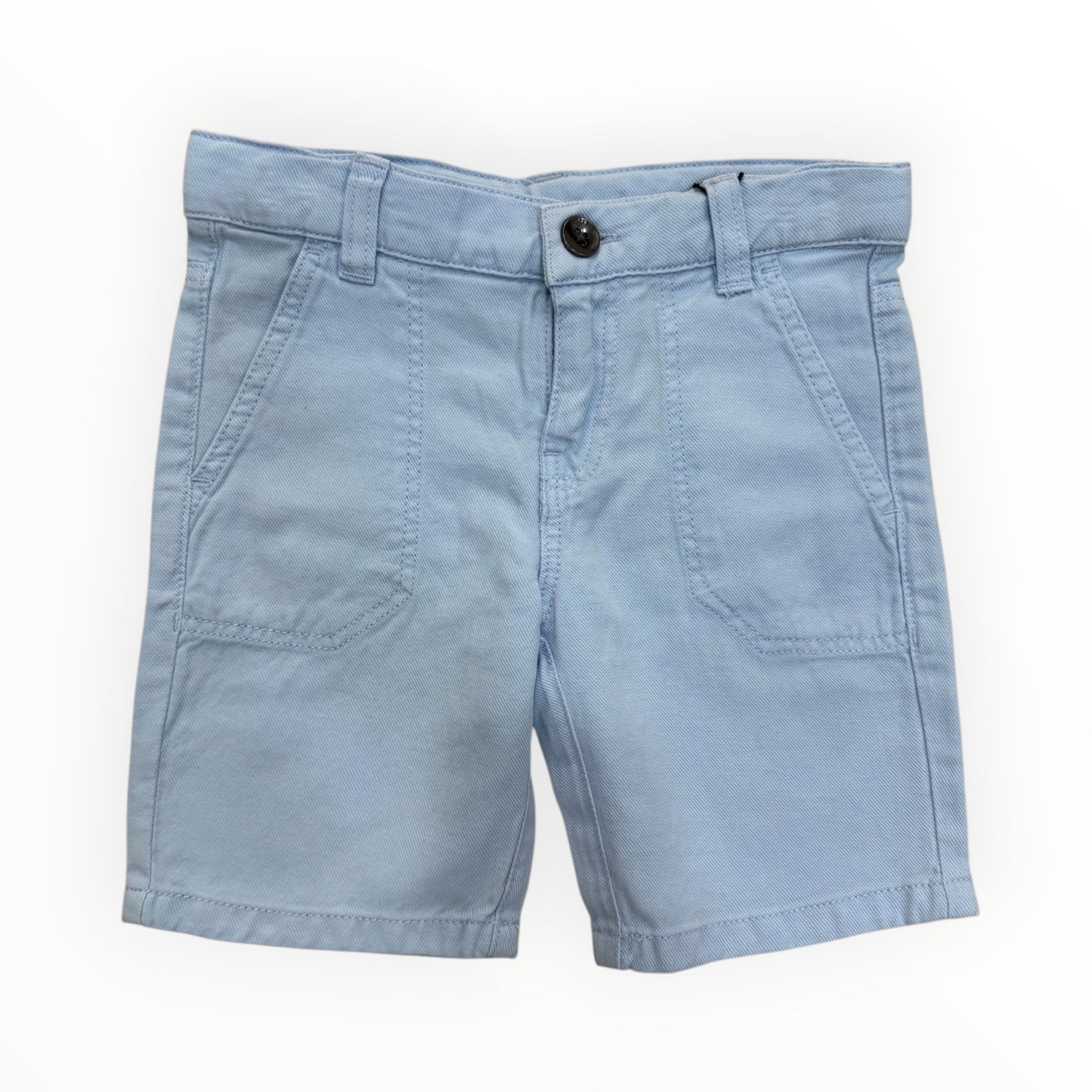 Pantaloncino celeste Guess misto lino