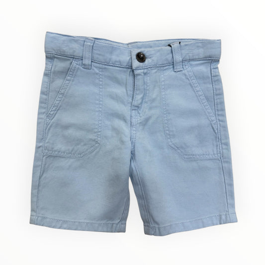 Pantaloncino celeste Guess misto lino