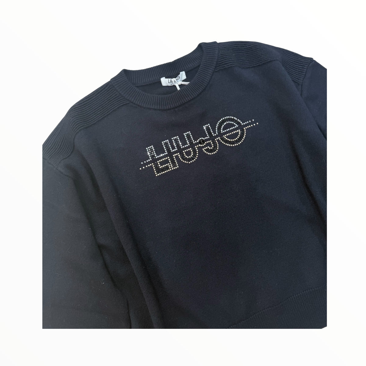 Maglione Liu Jo con logo e strass