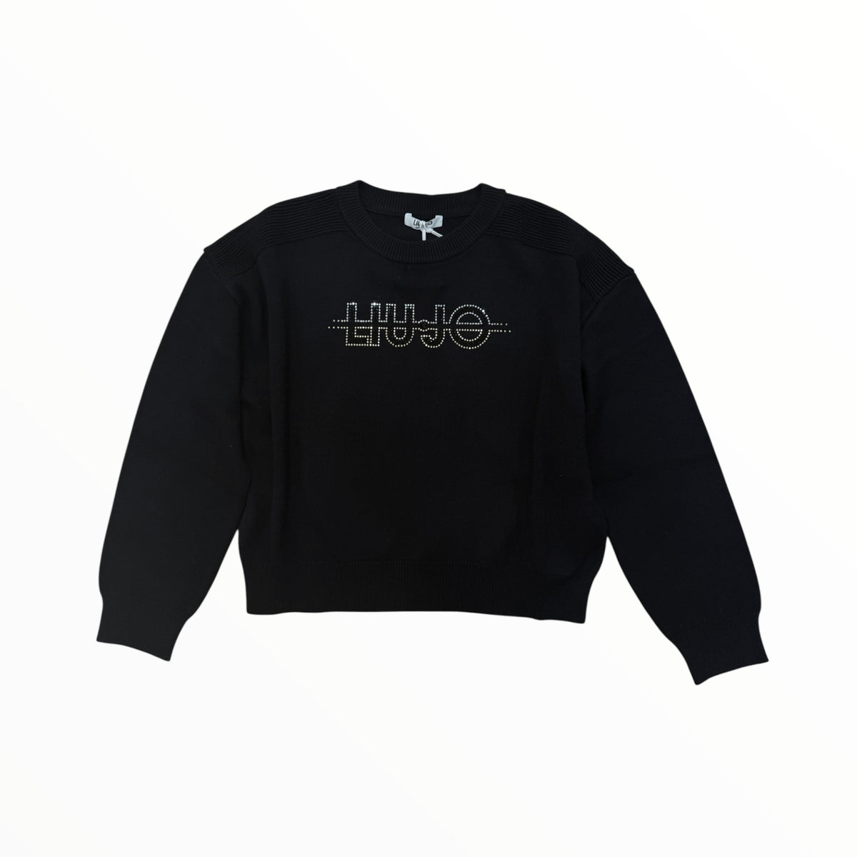 Maglione Liu Jo con logo e strass