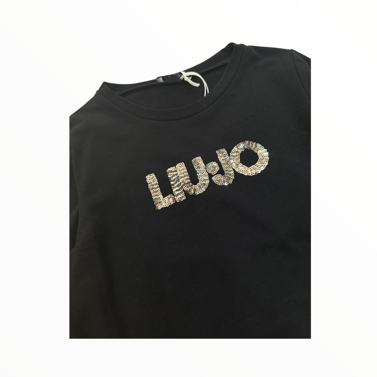 T-Shirt Liu Jo logo paillettes